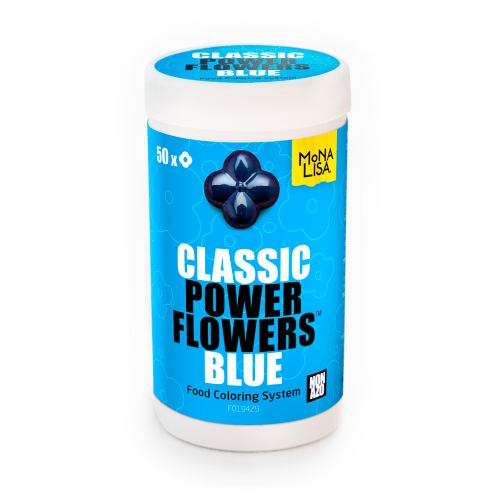 Colorant non-azo albastru power flower 50G Mona Lisa CLR-19429-999 Callebaut